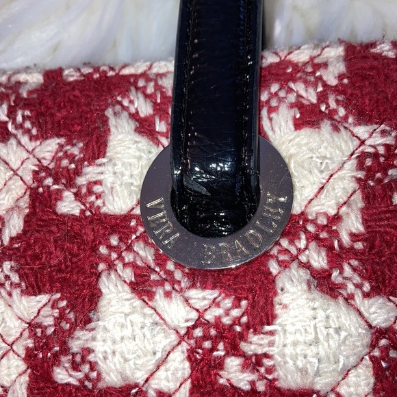 VERA BRADLEY Houndstooth design purse/tote - Picture 6 of 14